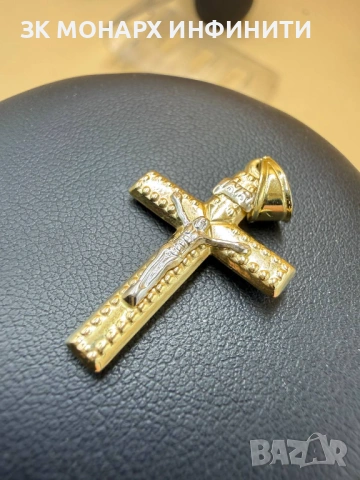 Златен кръст /585/, снимка 5 - Колиета, медальони, синджири - 53620190