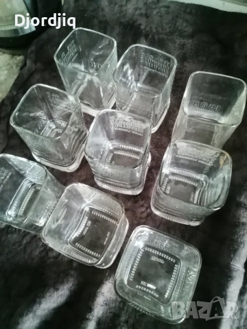 Стъклени чаши 9 броя