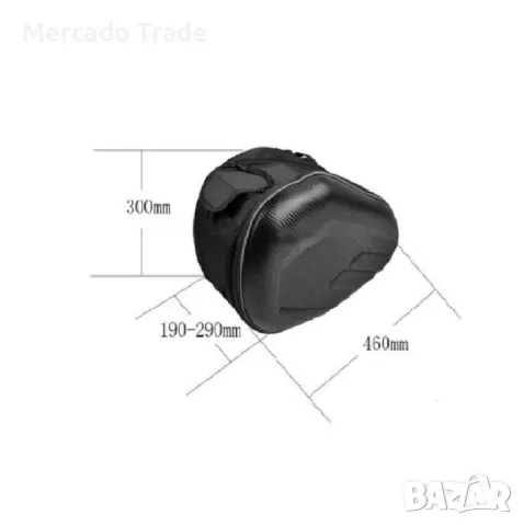 Мото дисаги Mercado Trade, 58L, Двойни, Черен, снимка 2 - Аксесоари и консумативи - 46927562