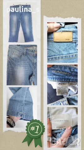 Четири различни броя / Дамски маркови дънкови бермуди , снимка 3 - Къси панталони и бермуди - 51131867