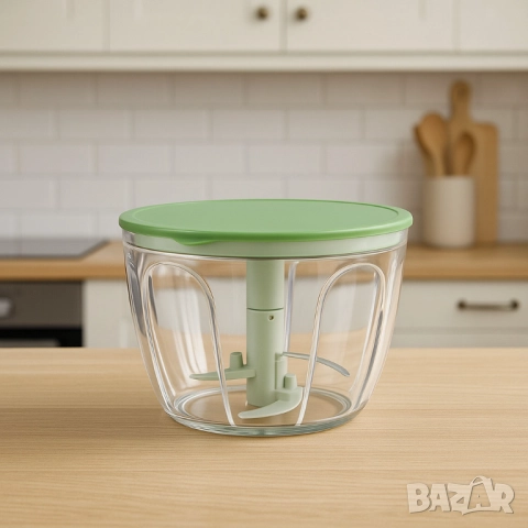 Мултифункционален уред 2в1 Oliver Voltz  – центрофуга и чопър, 4 л купа, снимка 5 - Други - 51948094