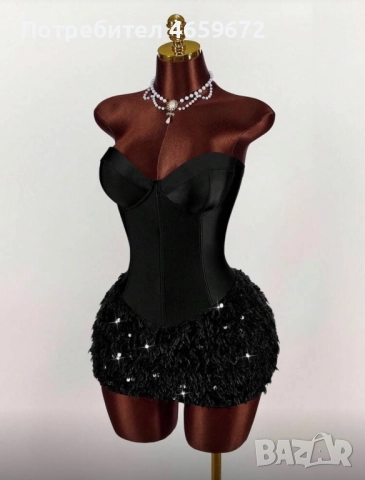 Черна празнична рокля