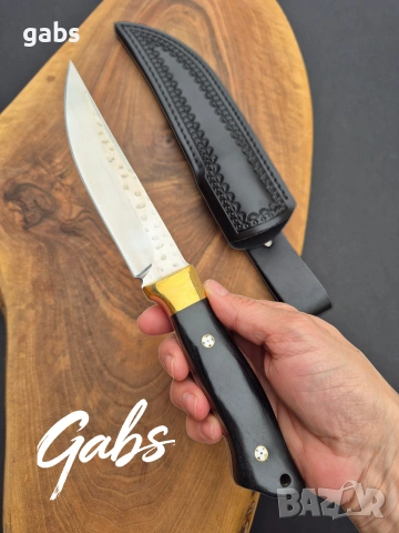 Ловен нож фултанг с кожена кания LN410,два модела, снимка 7 - Ножове - 49230242