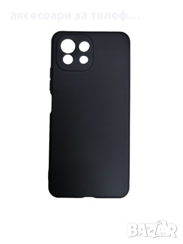 Черен силиконов кейс за Xiaomi Mi 11 lite 5G, снимка 1 - Калъфи, кейсове - 46435207