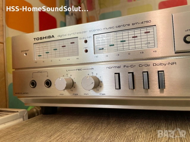 TOSHIBA SM-4750 Compact system - JAPAN, снимка 3 - Аудиосистеми - 53694290