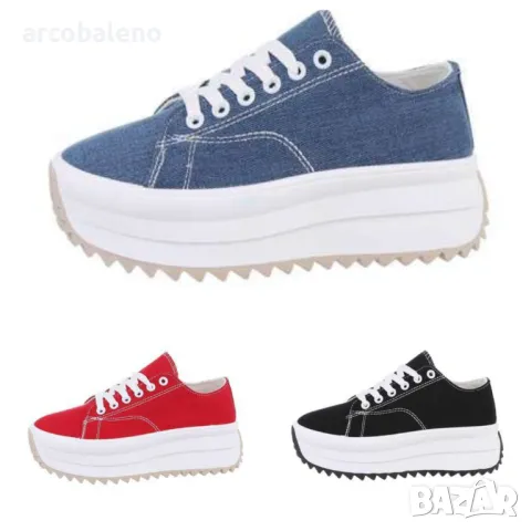 Дамски ниски кецове, 3цвята 