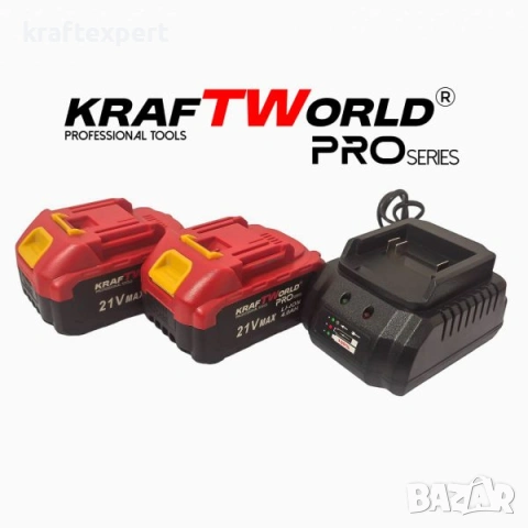 Акумулаторен поялник / лепачка за ППР тръби KraftWorld 21V с дисплей, снимка 2 - Поялници и запояване - 53746229