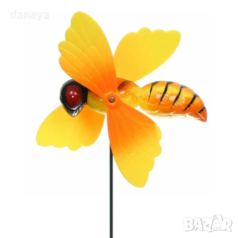 5940 Декоративна градинска въртележка Пчела, 62 см, снимка 2 - Градински мебели, декорация  - 50837071