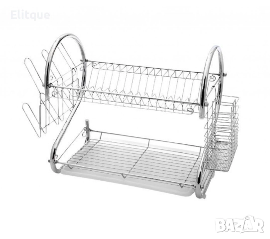 Луксозен S-образен сушилник за домакински съдове, двуредов. ТОП ЦЕНА, снимка 3 - Други - 52898265