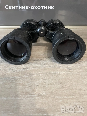 Антикварен английски военен бинокъл, снимка 3 - Антикварни и старинни предмети - 53230535