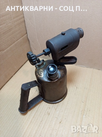 Соц Стара Бензинова Лампа Пърлачка Горелка. НОМЕР 675., снимка 3 - Антикварни и старинни предмети - 53396271