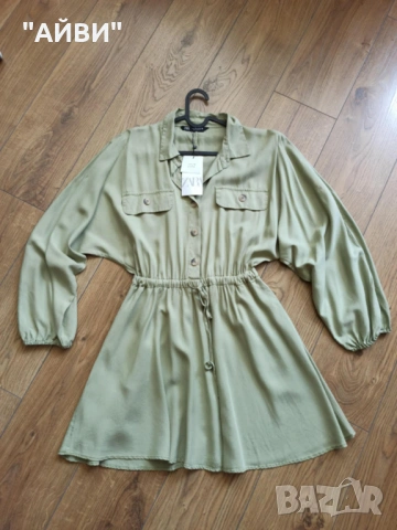 ZARA Нова прекрасна рокля, снимка 5 - Рокли - 53454424