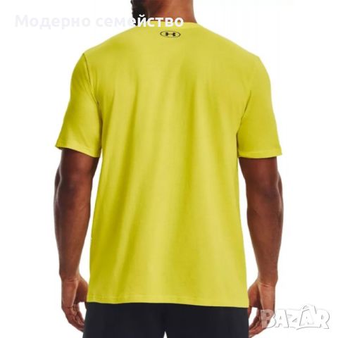 Мъжка тениска under armour team issue wordmark tee yellow, снимка 2 - Тениски - 46650548