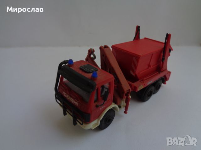 ROCO? PREISER? H0 1/87 MERCEDES МОДЕЛ ИГРАЧКА ПОЖАРНА КАМИОН, снимка 5 - Колекции - 46744247