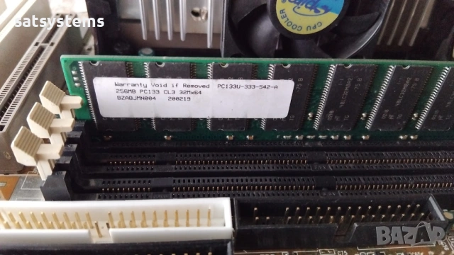 Дънна платка MSI MS-6199VA Slot 1 CPU+RAM, снимка 7 - Дънни платки - 53296928