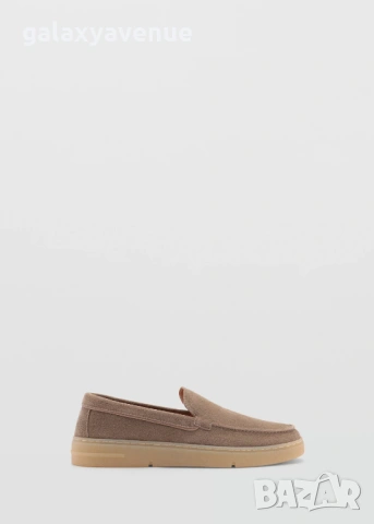 Mango Мъжки мокасини велурена кожа, снимка 2 - Мокасини - 54067833
