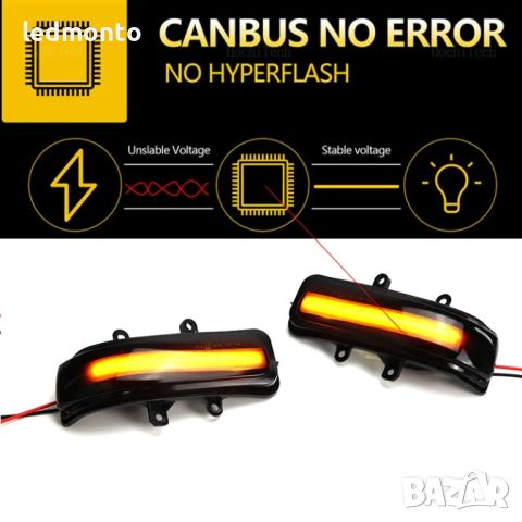 LED мигачи за огледала Тойота РАВ 4  Toyota RAV4, Previa 4Runner, Tacoma могач огледало , снимка 3 - Части - 45768782