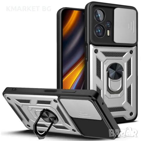 Xiaomi Poco X4 GT 5G / Redmi Note 11T Pro+ 5G / Redmi Note 11T Pro 5G Удароустойчив Ring Holder Калъ, снимка 6 - Калъфи, кейсове - 48823107