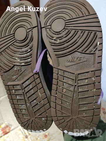 Air Jordan 1 Mid "Palomino" – Размер 40 (Като нови / Оригинални), снимка 11 - Маратонки - 53540269