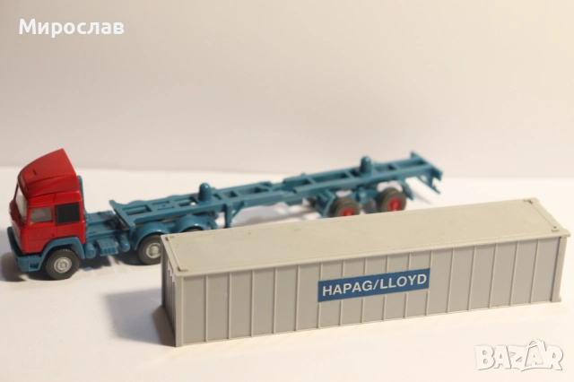  WIKING 1:87 H0 IVECO ФУРГОН КОНТЕЙНЕР КАМИОН TIR МОДЕЛ, снимка 6 - Колекции - 52501294