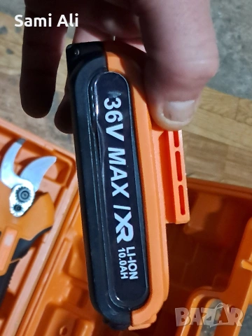 НОВ Акумулаторен градинарски нож Vermark Stärke 36V 10Ah - Немско качество, снимка 13 - Други инструменти - 53982726