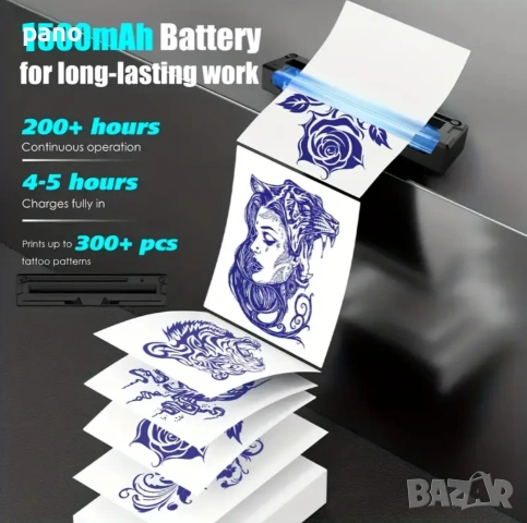 Tattoo printer / Термален тату принтер, снимка 12 - Друго оборудване - 53561416