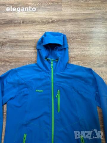 Мъжко яке BERGANS OF NORWAY Men 1558 Kjerag Flex SoftShell Windstopper Jacket , L размер , снимка 7 - Якета - 53976609