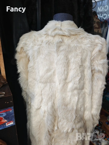 Дълго дамско палто естествен косъм , снимка 11 - Палта, манта - 53166415