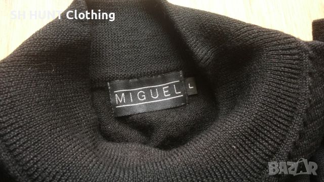 MIGUEL WOOLMARK 100% Merino Wool размер L блуза 100% Мерино вълна - 1109, снимка 8 - Блузи - 46450043