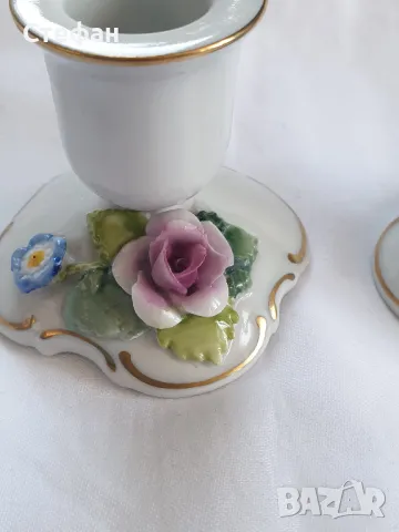 Порцеланови свещничета, снимка 2 - Антикварни и старинни предмети - 50085181