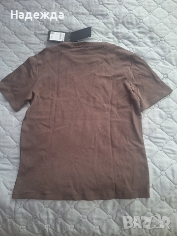 Памучна тениска на Massimo Dutti, снимка 2 - Тениски - 54164694