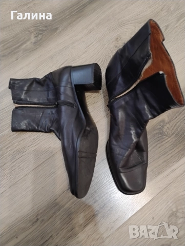 Боти от естествена кожа, снимка 2 - Дамски боти - 52944428