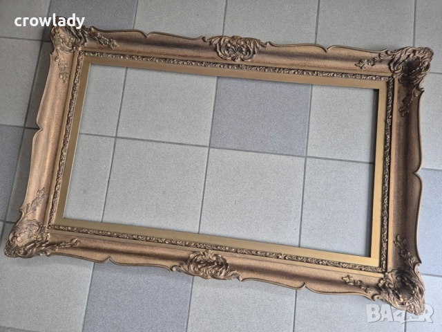 Барокова златна дървена рамка за гоблен картина огледало 10, снимка 2 - Картини - 52631706