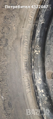 Резервна гума / Патерица 18'' Mercedes ML 163 , снимка 3 - Гуми и джанти - 53150871