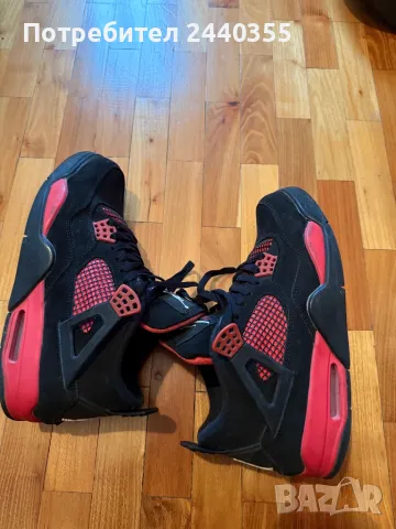 Маратонки Niki air Jordan red thunder , снимка 1 - Спортни обувки - 48463328