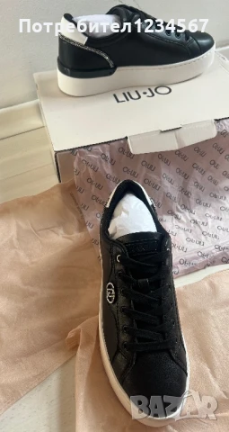 НОВИ уникални маратонки от естествена кожа LIU JO с цирконии, снимка 7 - Маратонки - 51378692