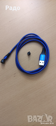 Продавам usb магнитен кабел, снимка 1 - USB кабели - 45008418