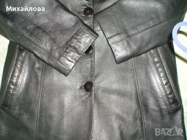 Кожено яке/сако/късо палто от естествена кожа, снимка 2 - Якета - 45336250