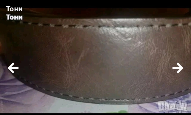 Нов Мъжки Колан Изцяло от Естествена Кожа 120см., снимка 3 - Колани - 52556436