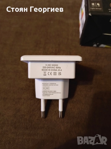 Чисто нова лед нощна лампа адаптер, снимка 2 - Лед осветление - 52797065