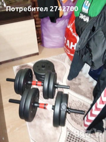 Два дъмбела по 10 кг 