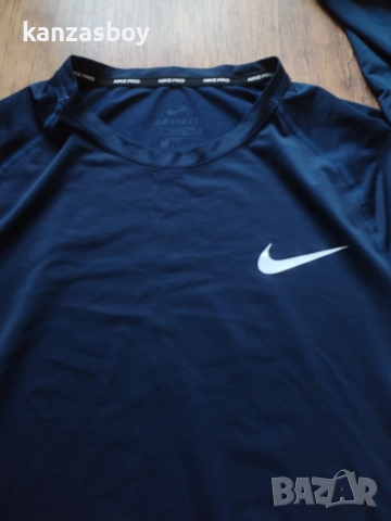NIKE PRO LONGSLEEVE - мъжка фитнес блуза ХЛ, снимка 3 - Блузи - 52553031