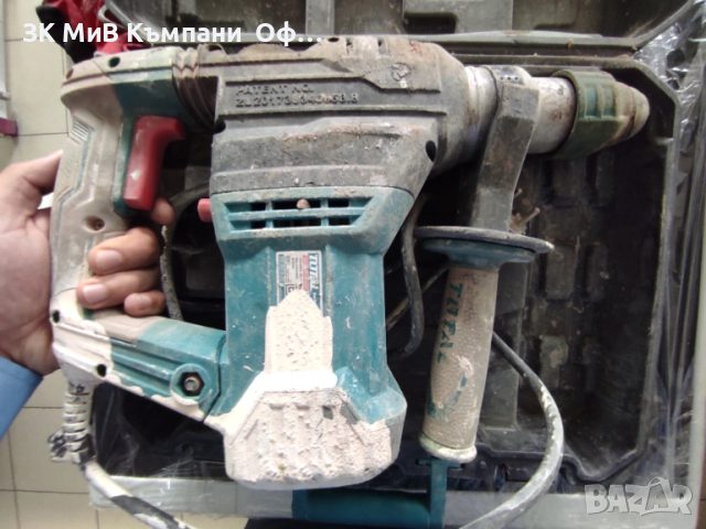 Перфоратор TOTAL Industrial – 1500W, в куфар, снимка 2 - Перфоратори - 52042129