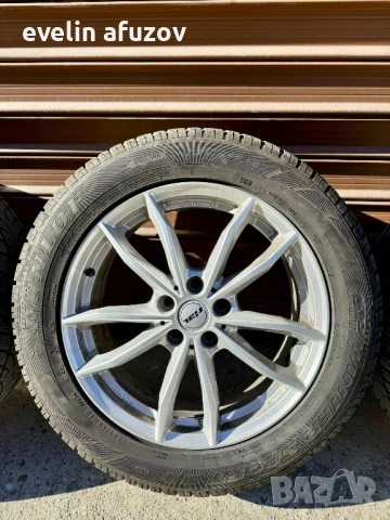 Джанти 18”5x112 със зимни гуми Dunlop 235/55/18 , снимка 4 - Гуми и джанти - 52507561