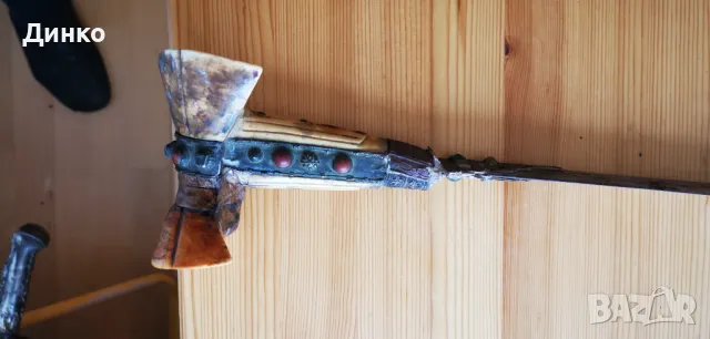 Османски ятаган  от 19век., снимка 16 - Антикварни и старинни предмети - 50337061