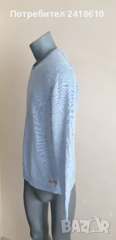 Hugo Boss Baldessarini Italy Cotton Knit Мens Size / L  ОРИГИНАЛ! Мъжка Памучен Пуловер!, снимка 6 - Пуловери - 47072352