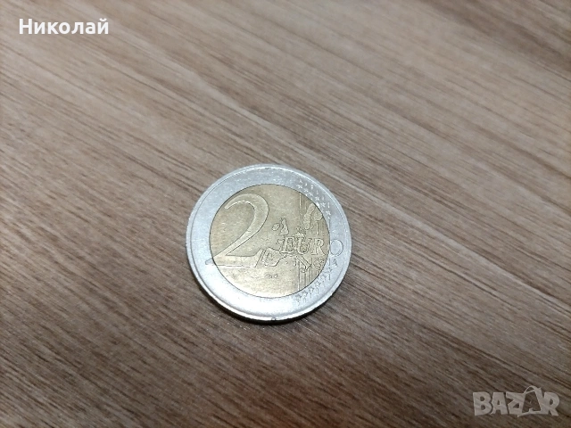 Евро монета от 2 Евро. , снимка 2 - Нумизматика и бонистика - 53618578