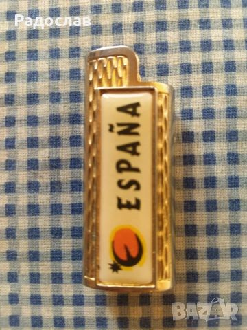 Espana стар метален калъф за запалка