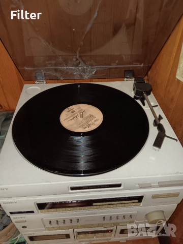 Дек SONY комбайн с грамофон, снимка 3 - Радиокасетофони, транзистори - 50953307