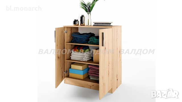 Шкаф / Скрин "Сара 3009" – Дъб Артисан (80/43.5/91 см)